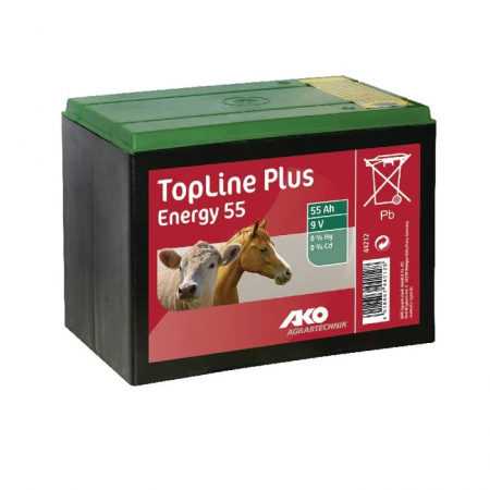 Baterii / Acumulatori - Baterie gard electric 9V / 55Ah - TopLine Plus