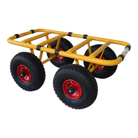 Carucioare - Cărucior industrial pentru plăci și materiale voluminoase TD 300-4W - pentru construcții, depozit, fabrică, logistică și atelier