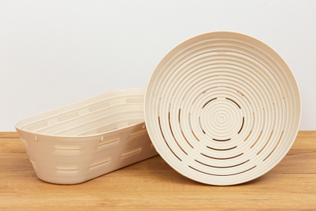 Faina / Paine - Cos oval pentru dospire aluat, 26 x 17 cm, polipropilena
