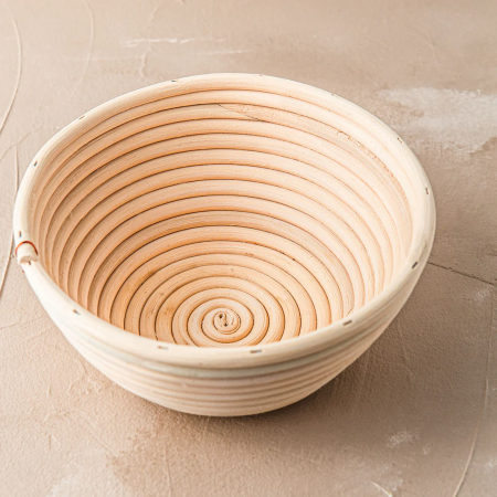 Cos rotund pentru dospire aluat, 23,5 cm, ratan, 1000 g [3]