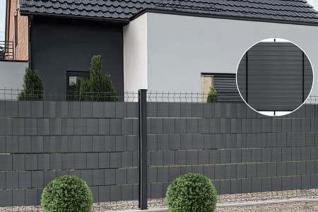 Set 6 bucati - Banda orizontala pentru gard bordurat / balcon,  din polietilena [1]
