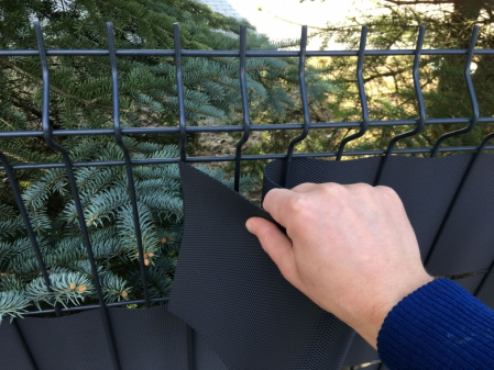 Set 6 bucati - Banda orizontala pentru gard bordurat / balcon,  din polietilena [18]