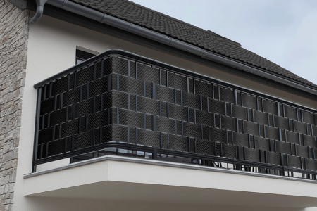 Set 6 bucati - Banda orizontala pentru gard bordurat / balcon,  din polietilena [31]