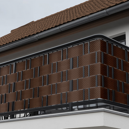 Set 6 bucati - Banda orizontala pentru gard bordurat / balcon,  din polietilena [30]
