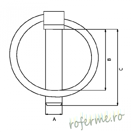 Sigurante cu inel blocare - 4,5 mm [1]