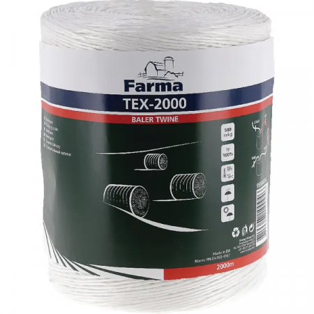 Depozitare - Sfoara baloti Twine Tex, 2000 m, 500 m / kg