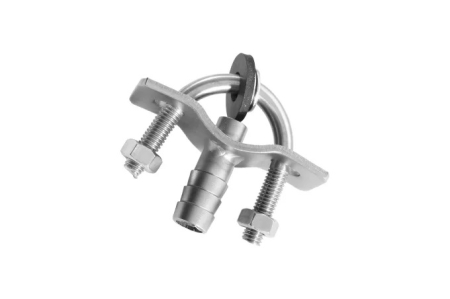 Adapare - Suport / Clema pentru montare furtun 1/2 pe tevi, din inox
