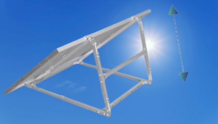Suport universal panouri fotovoltaice pentru perete, balcon, balustrada, gradina [3]