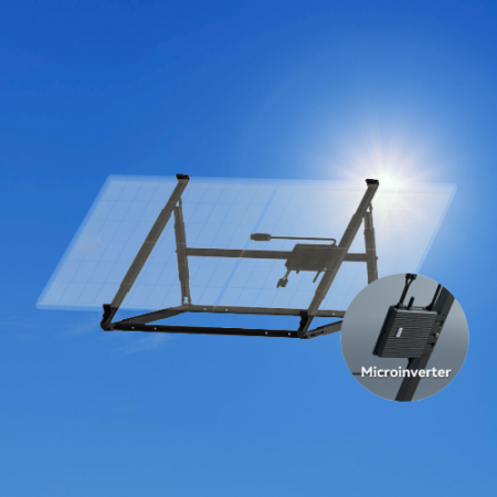 Sisteme fotovoltaice - Suport pentru sistem fotovoltaic pentru perete, balcon, balustrada, gradina - Cu Microinvertor
