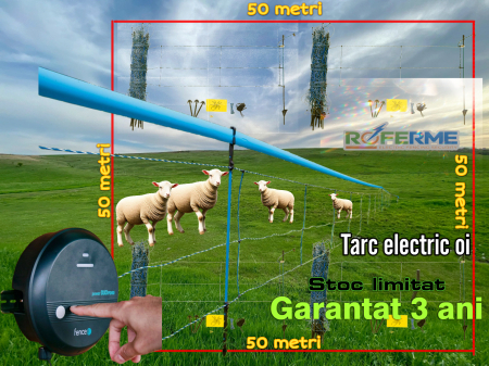 Seturi gard electric - Tarc gard electric pentru oi, miei, capre 50 x 50 metri