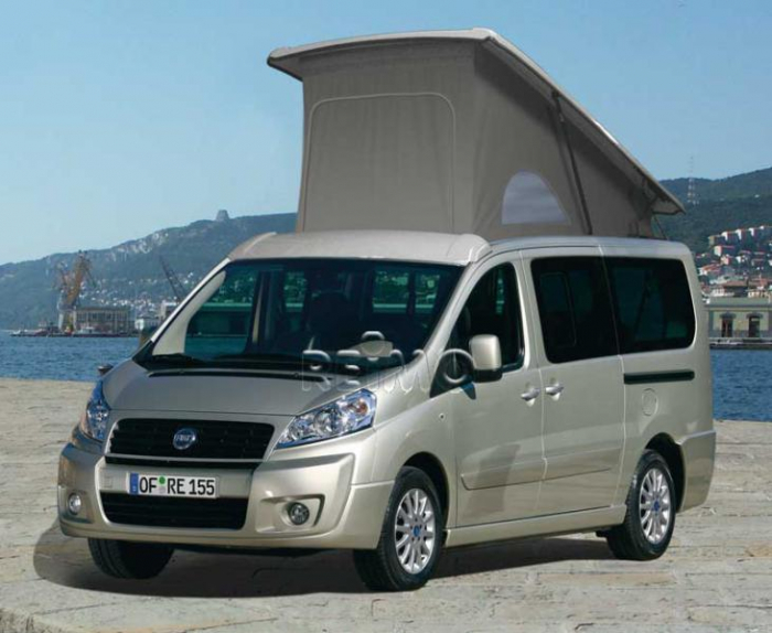 Acoperiș pliant / acoperiș de dormit super plat Fiat Scudo - ampatament lung [1]