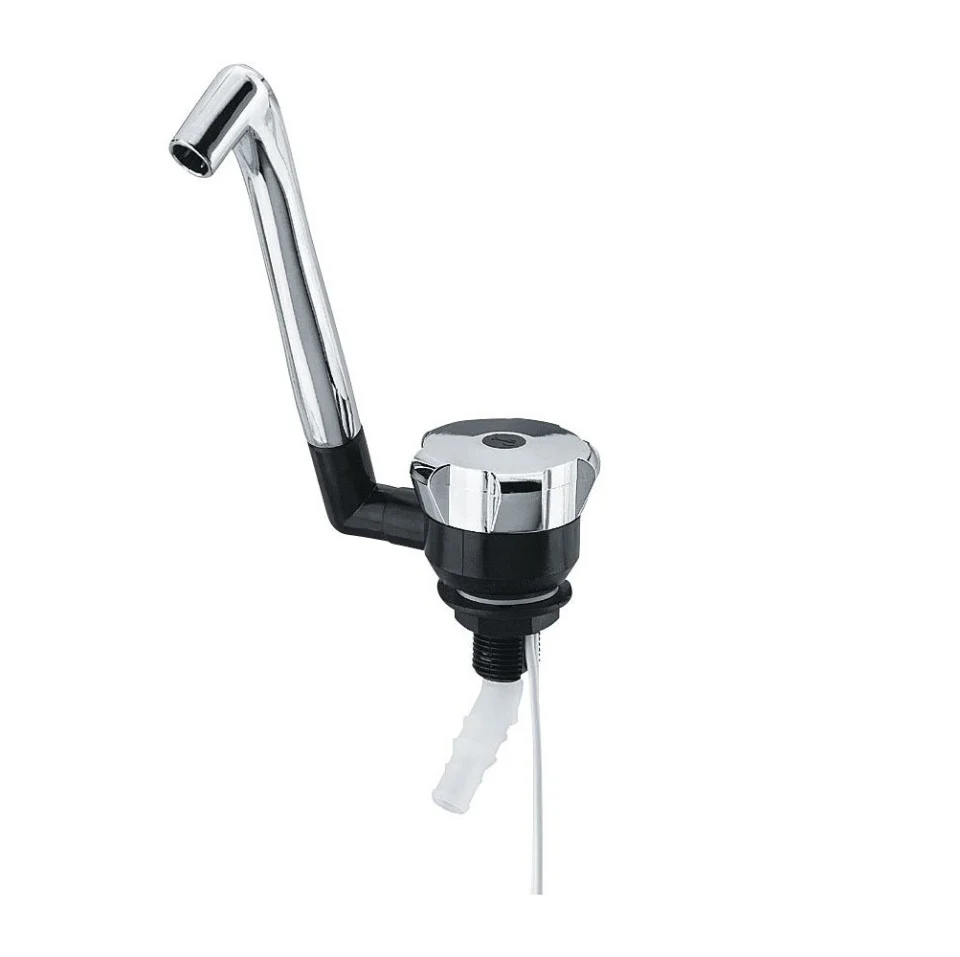 Baterie apă rece "Novo-Super" cu diametru gaura montaj ∅ 17mm,Crom cu negru [3]