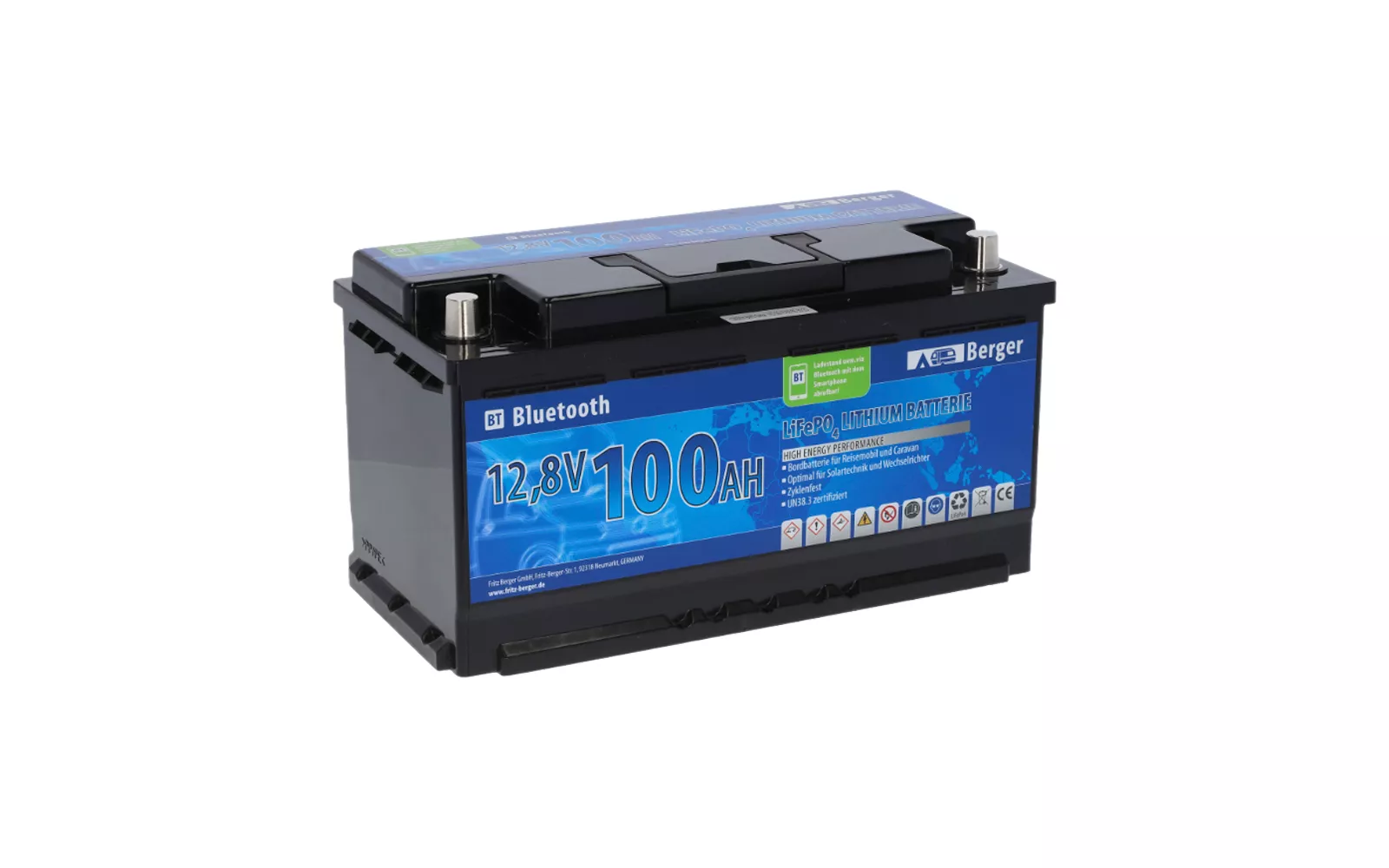Baterie cu litiu Berger LifePo4 100 Ah cu Bluetooth [2]