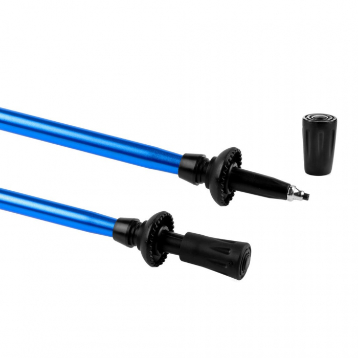 Bete trekking telescopice Spokey Flashback, 3 segmente, 105-135 cm, albastre [4]