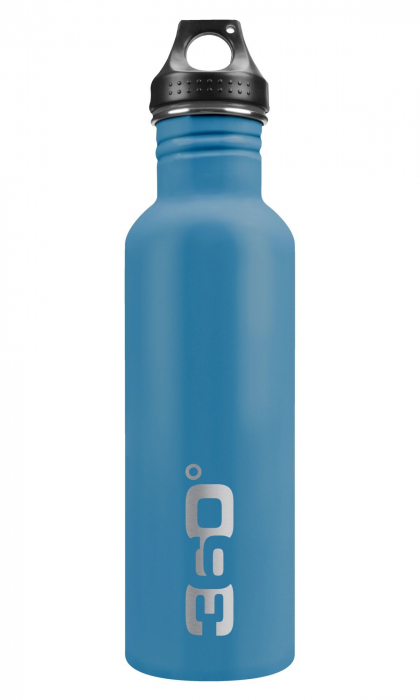 Bidon de baut 360 Degrees, otel inox, 1000 ml, denim [2]