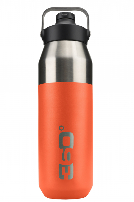 Bidon inox 1000 ml wide mouth, cu capac magnetic, pumpkin [2]