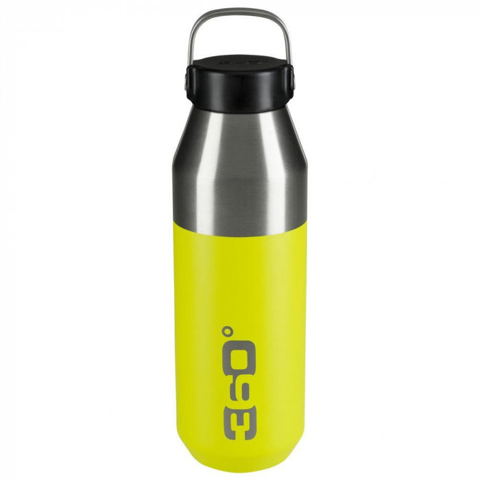 Bidon - termos inox 550 ml wide mouth, cu capac magnetic, lime [2]