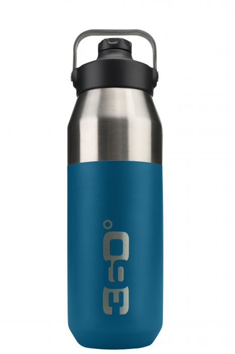 Bidon - termos inox 750 ml wide mouth, cu capac magnetic, denim [2]