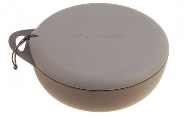 Bol camping Sea To Summit Delta bowl cu capac, volum 750 ml, gri [3]