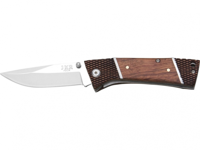 Briceag Joker lama 7.5 cm otel inox, blocabila, maner lemn [1]