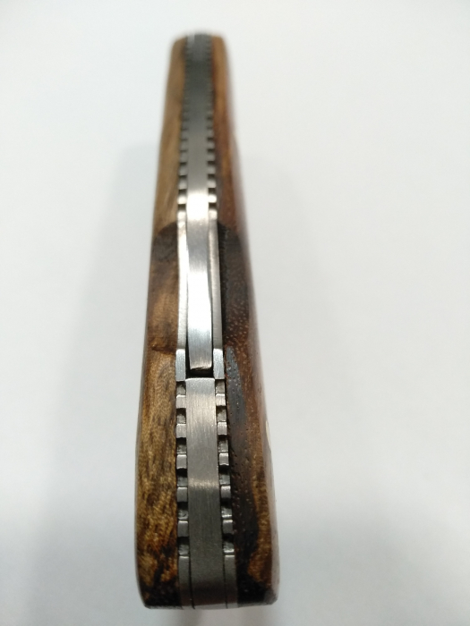 Briceag Joker, lama 7.8 cm otel inox, blocabila, maner lemn [3]