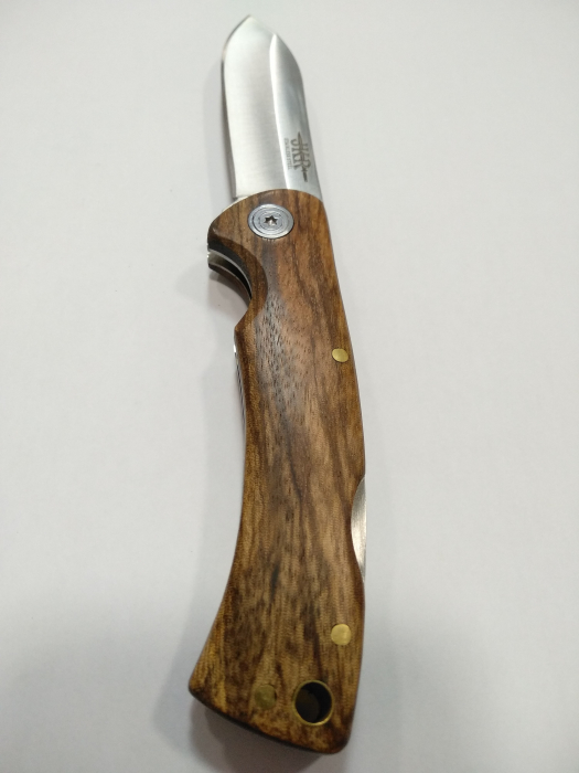 Briceag Joker, lama 7.8 cm otel inox, blocabila, maner lemn [5]