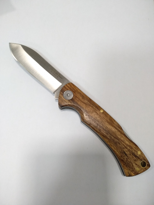 Briceag Joker, lama 7.8 cm otel inox, blocabila, maner lemn [6]