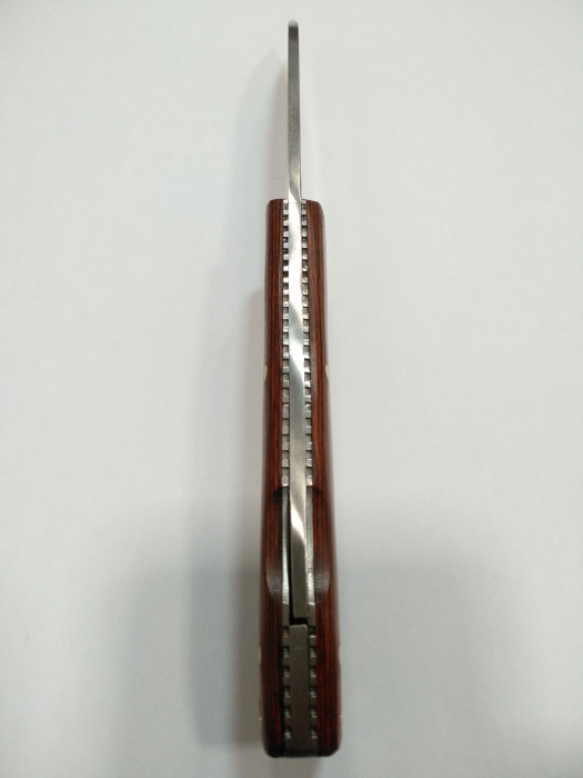 Briceag Joker, lama 7.8 cm otel inox, blocabila, maner lemn JKR0649 [5]