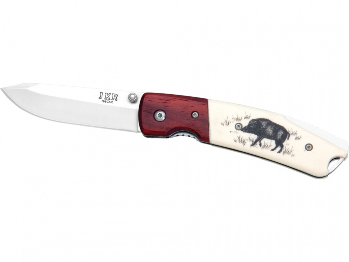 Briceag Joker lama blocabila, inoxidabila, 7.5 cm, maner decorat cu mistret [2]