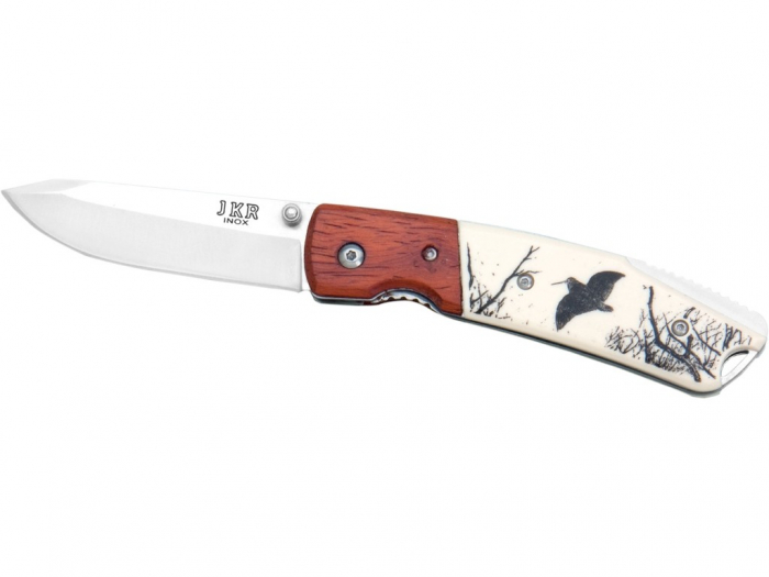 Briceag Joker lama blocabila, inoxidabila, 7.5 cm, maner decorat Woodcock [1]