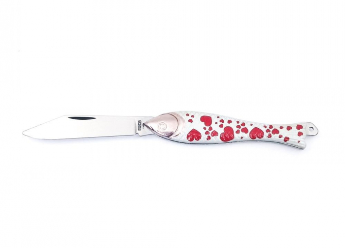 Briceag Mikov Rybicka Fish Knife maner inimioare pictat manual [3]