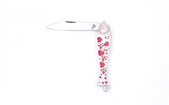 Briceag Mikov Rybicka Fish Knife maner inimioare pictat manual [4]