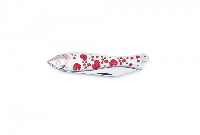 Briceag Mikov Rybicka Fish Knife maner inimioare pictat manual [2]