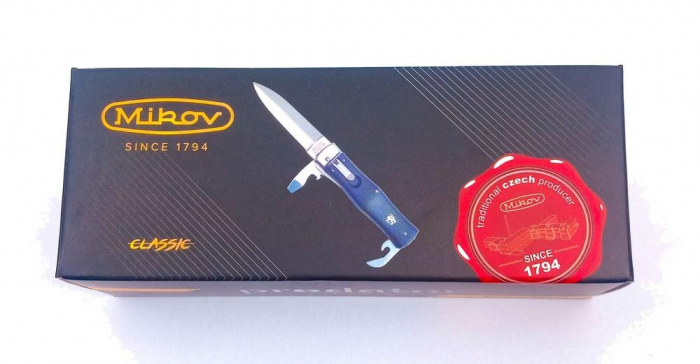 Briceag multifunctional Mikov Predator inoxidabil, cu teaca piele 241-NH-3/KP [6]