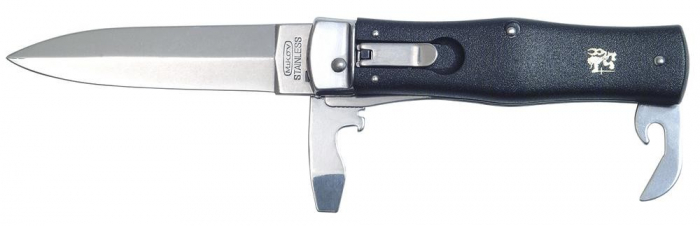 Briceag multifunctional Mikov Predator inoxidabil, cu teaca piele 241-NH-3/KP [2]