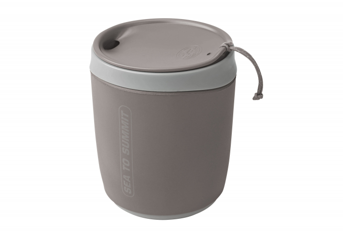 Cana 473 ml cu capac Sea To summit Delta InsulMug, leak proof, gri [3]