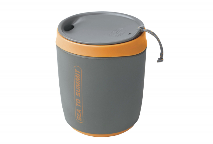 Cana 473 ml cu capac Sea To summit Delta InsulMug, leak proof, orange [3]