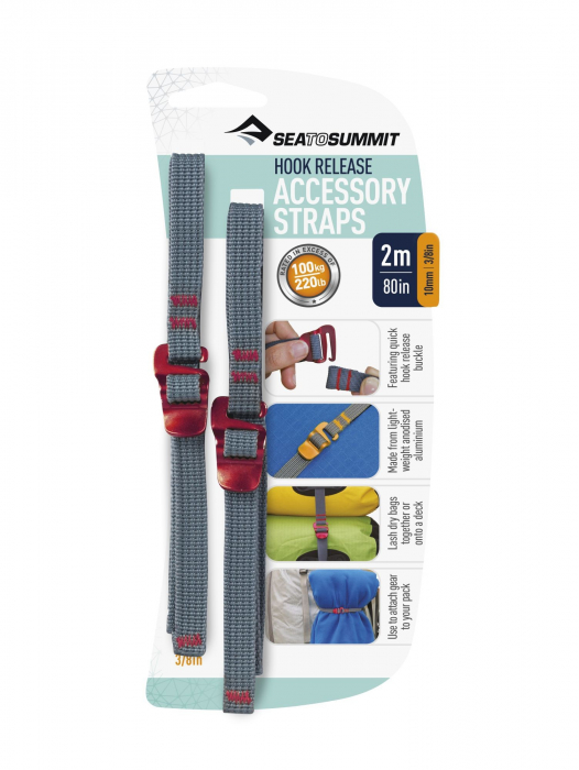 Chinga pentru fixare 2 metri, 10 mm latime, Sea To Summit Accessory Strap [3]
