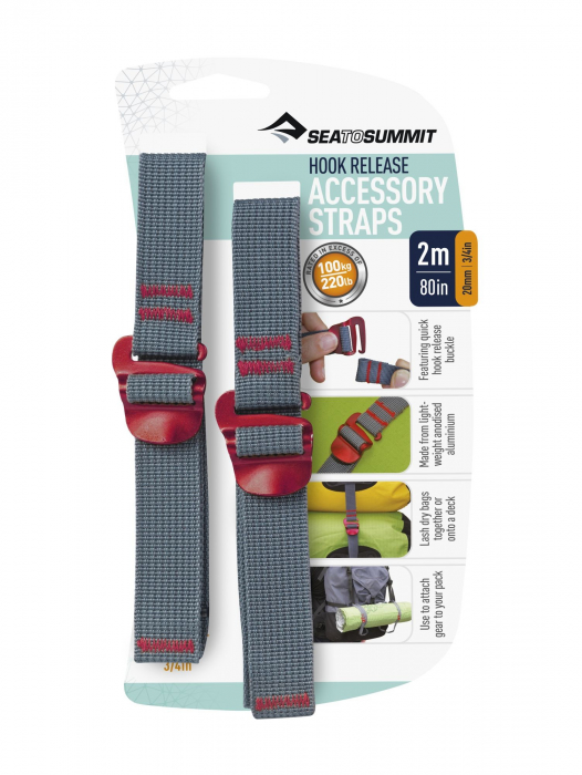 Chinga pentru fixare 2 metri, 20 mm latime, Sea To Summit Accessory Strap [3]