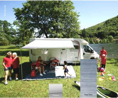Copertina Fiamma F45S 4,25m albastru regal, carcasa din titan
 [1]
