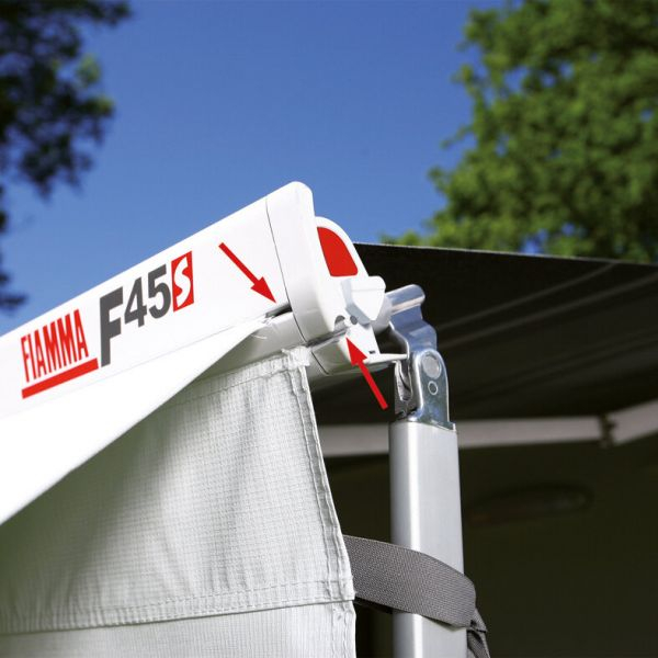 Copertina Fiammastore F45, carcasa alb polar, panza cenusiu regal, 308 cm [4]