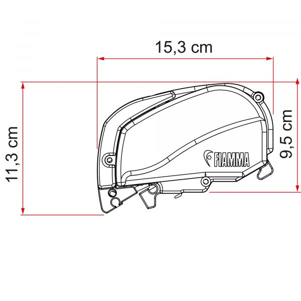 Copertina Fiammastore F80, negru, 454 cm [4]
