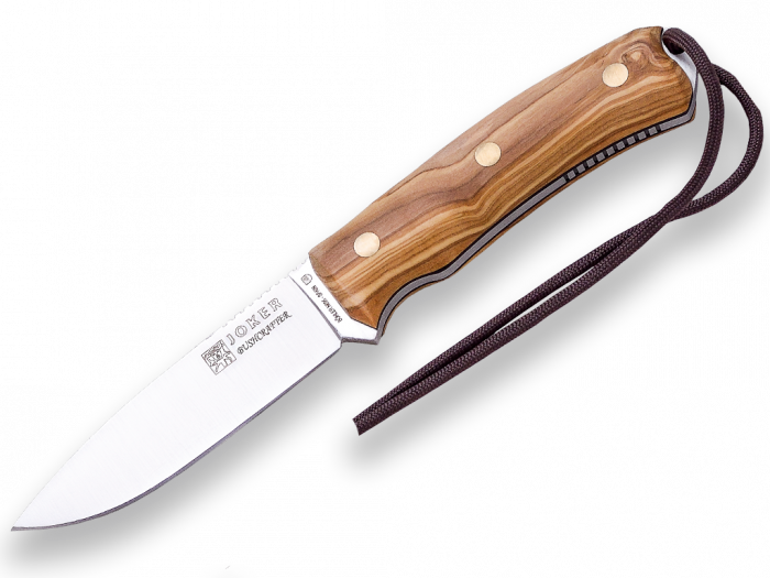 Cutit Joker Bushcrafter, lama otel inox 10.5 cm, teaca piele [2]