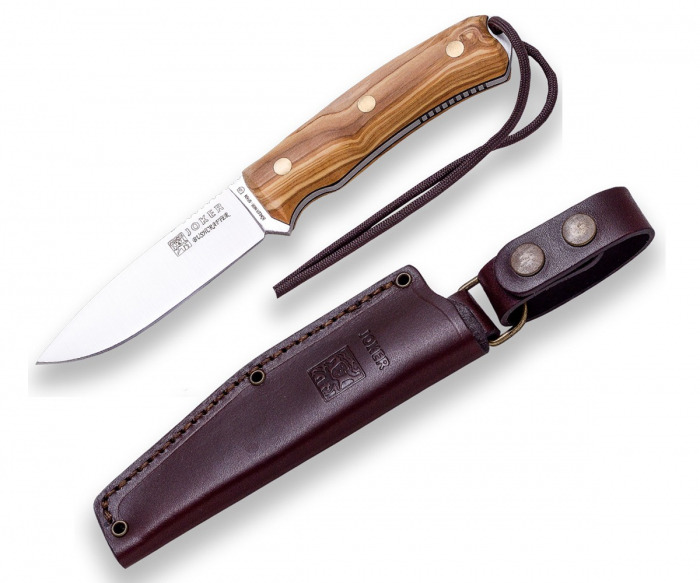 Cutit Joker Bushcrafter, lama otel inox 10.5 cm, teaca piele [5]