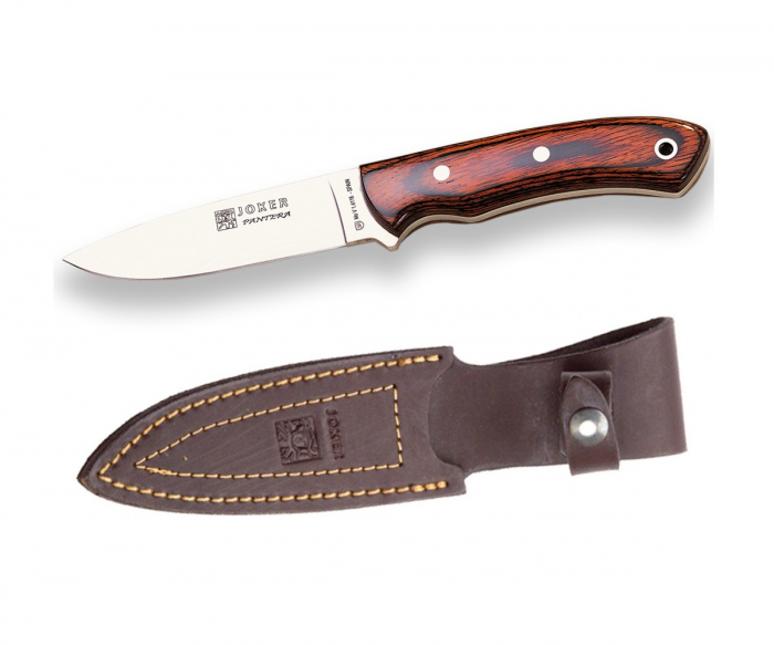 Cutit Joker Pantera, lama inox 9.5 cm cu teaca piele [2]