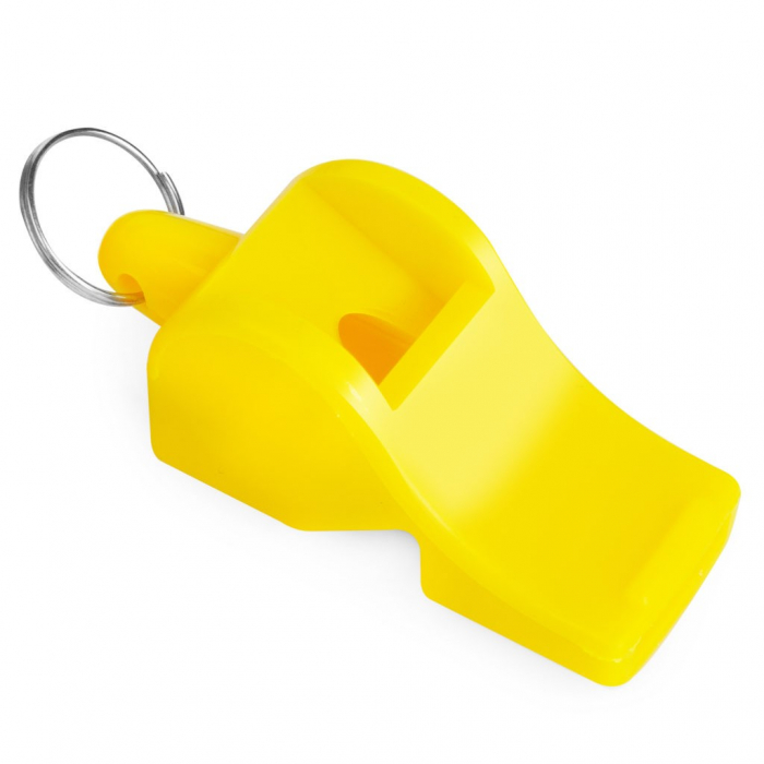 Fluier cu snur detasabil Spokey Mayday, galben [2]