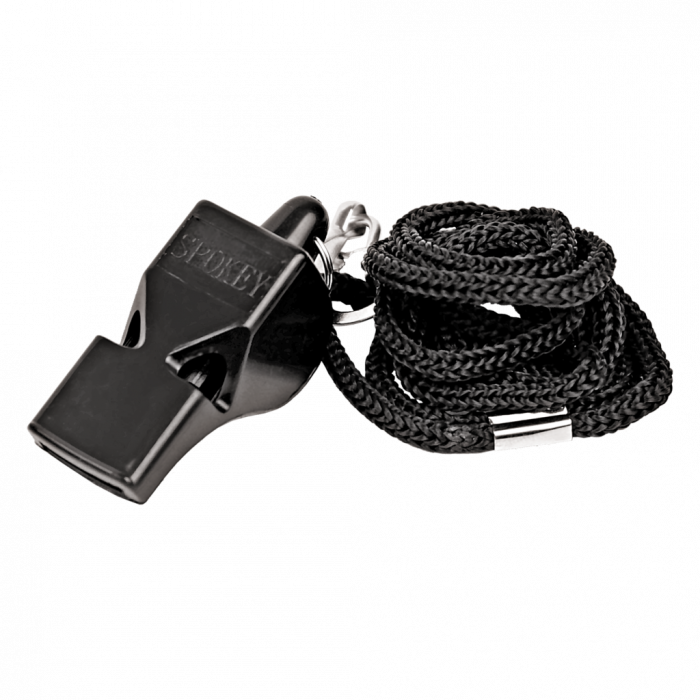 Fluier cu snur detasabil Spokey Mayday, negru [4]