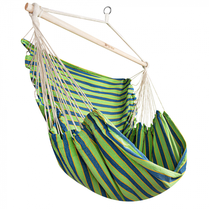 Hamac dublu Spokey bench deluxe verde [2]