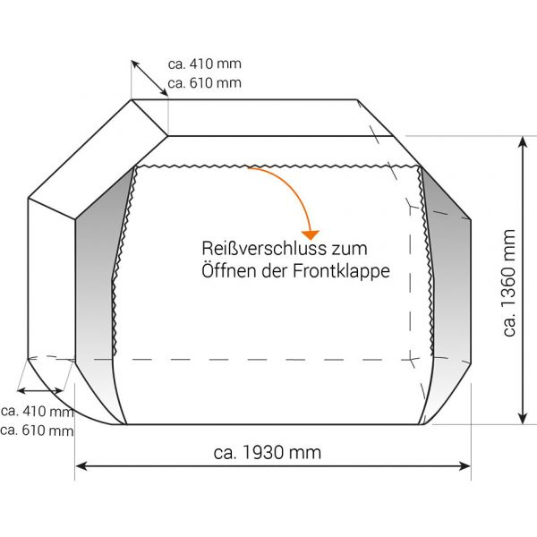 Husa pentru 4 biciclete Concept Zwoo
 [2]