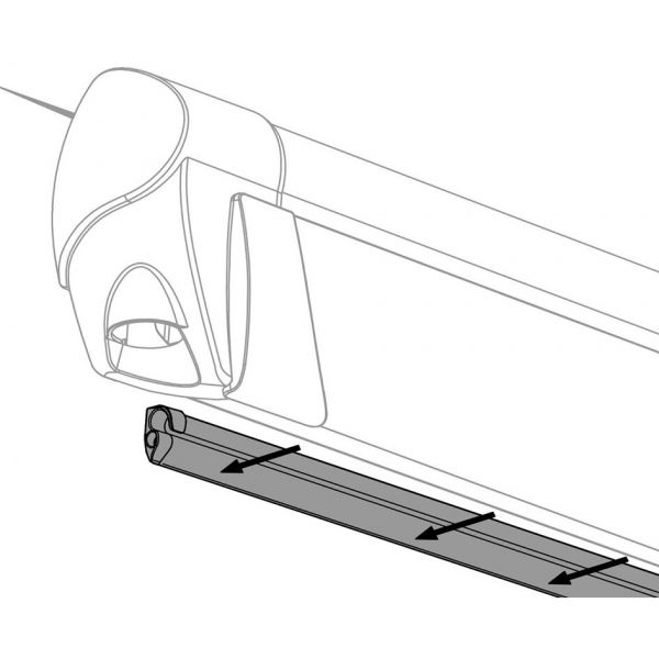 Kit de montare standard pentru copertine, alb [2]